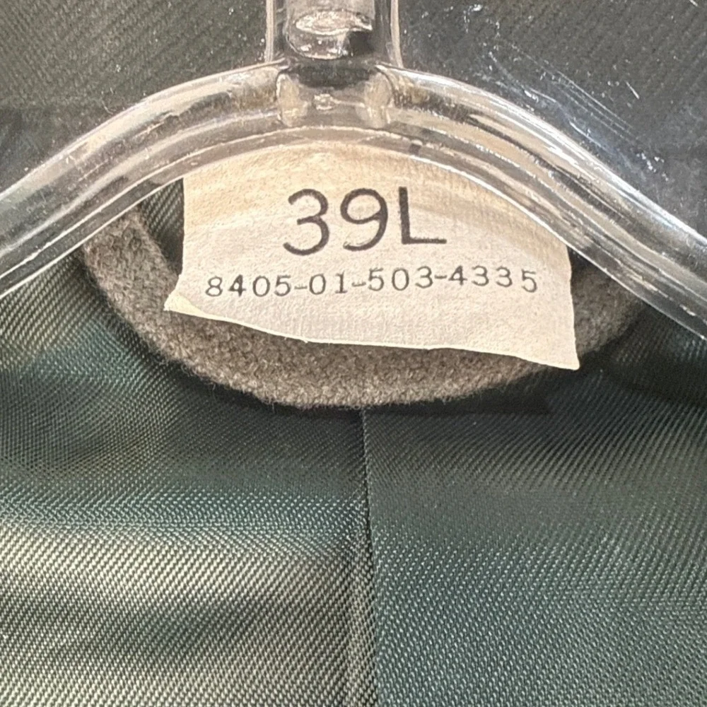 Collectible US Army Class A Dress Uniform Jacket 39L Pants 34R Green DSCP Set